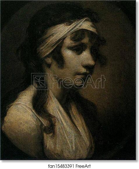 Free art print of Harriet Wright, the Artist's Daughter by Joseph Wright Of Derby