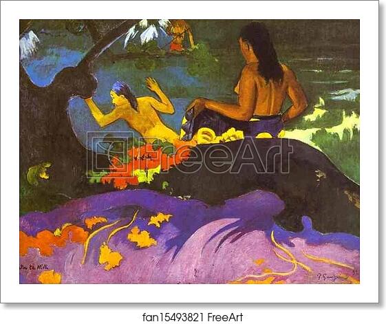 Free art print of Fatata te miti (Near the Sea) by Paul Gauguin Free art print of Fatata te miti (Near the Sea) by Paul Gauguin
