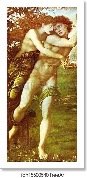 Free art print of Phyllis and Demophoon by Sir Edward Coley Burne-Jones