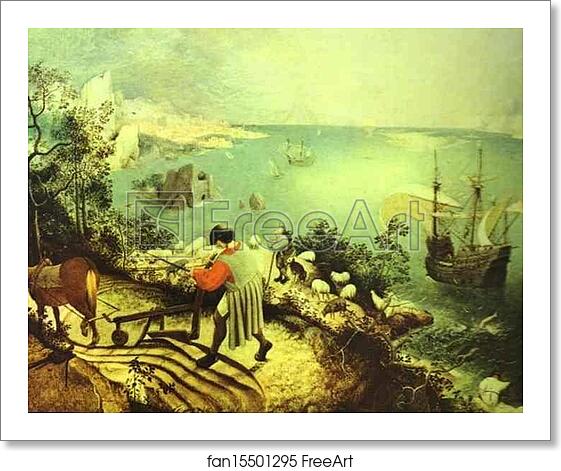 Free art print of Landscape with the Fall of Icarus by Pieter Bruegel The Elder Free art print of Landscape with the Fall of Icarus by Pieter Bruegel The Elder