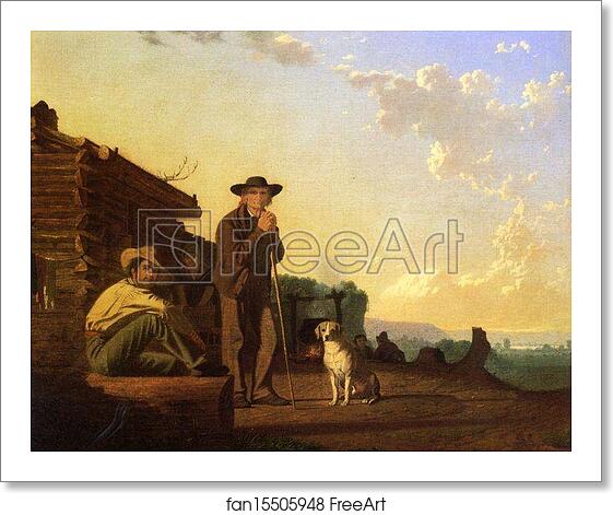 Free art print of The Squatters by George Caleb Bingham Free art print of The Squatters by George Caleb Bingham