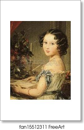 Free art print of Grand Duchess Maria Nikolaevna with Her Children. Detail by Christina Robertson