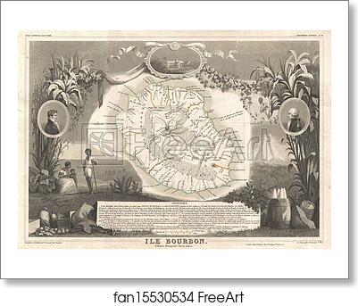 Free art print of Ile Bourbon. Colonie Francaise (Ocean Indien.) by Victor Jules Levasseur Free art print of Ile Bourbon. Colonie Francaise (Ocean Indien.) by Victor Jules Levasseur