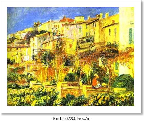 Free art print of Terrace at Cagnes by Pierre-Auguste Renoir Free art print of Terrace at Cagnes by Pierre-Auguste Renoir