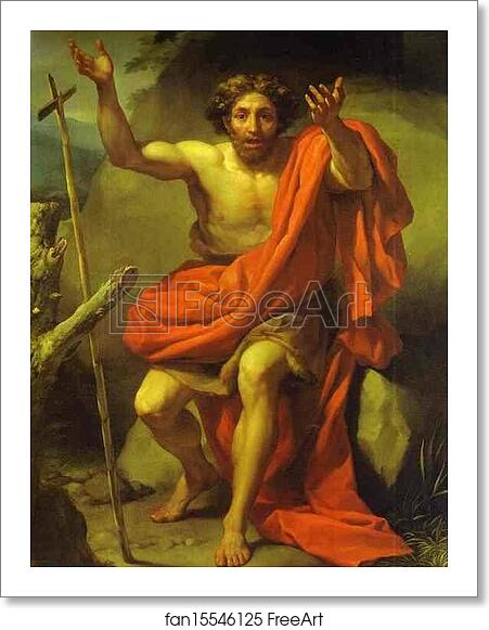 Free art print of St. John the Baptist by Anton Raphael Mengs