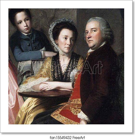Free art print of The Leigh Family. Detail by George Romney Free art print of The Leigh Family. Detail by George Romney