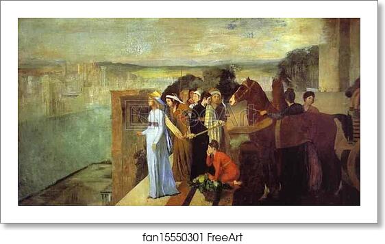 Free art print of Semiramis Building Babylon by Edgar Degas Free art print of Semiramis Building Babylon by Edgar Degas