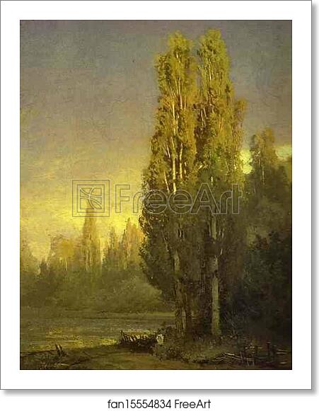 Free art print of Poplars Lit by the Sun by Feodor Vasilyev Free art print of Poplars Lit by the Sun by Feodor Vasilyev
