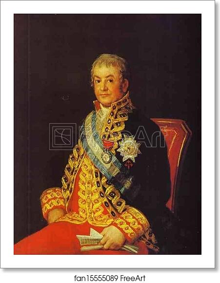 Free art print of Portrait of Jose Antonio, Marques Caballero Képmása by Francisco De Goya Y Lucientes