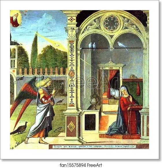 Free art print of Annunciation by Vittore Carpaccio Free art print of Annunciation by Vittore Carpaccio
