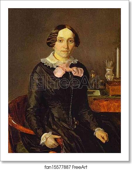 Free art print of Portrait of Ye. P. Zhdanovich by Pavel Fedotov Free art print of Portrait of Ye. P. Zhdanovich by Pavel Fedotov