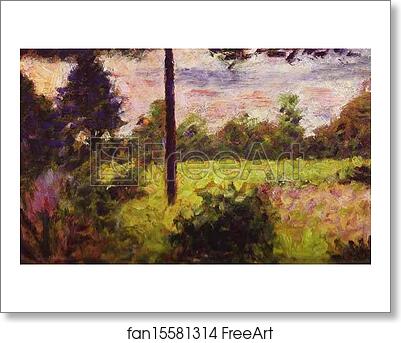 Free art print of Forest of Barbizon by Georges Seurat