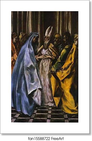 Free art print of The Marriage of the Virgin by El Greco Free art print of The Marriage of the Virgin by El Greco