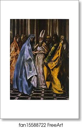 Free art print of The Marriage of the Virgin by El Greco