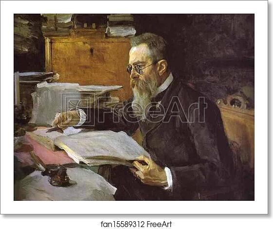 Free art print of Portrait of the Composer Nikolay Rimsky-Korsakov by Valentin Serov Free art print of Portrait of the Composer Nikolay Rimsky-Korsakov by Valentin Serov