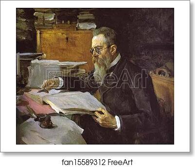 Free art print of Portrait of the Composer Nikolay Rimsky-Korsakov by Valentin Serov Free art print of Portrait of the Composer Nikolay Rimsky-Korsakov by Valentin Serov