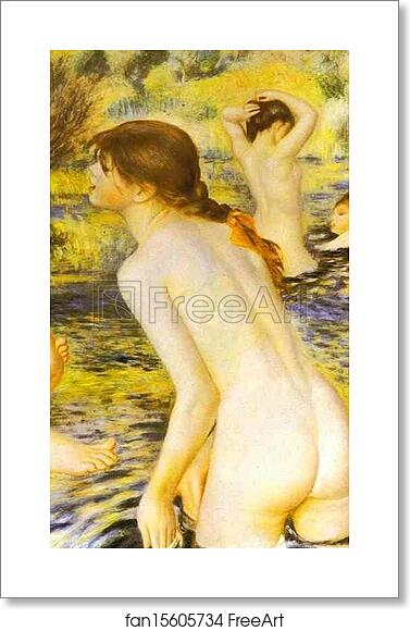 Free art print of The Bathers. Detail by Pierre-Auguste Renoir Free art print of The Bathers. Detail by Pierre-Auguste Renoir