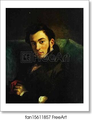 Free art print of Portrait of Frederic Villot by Eugène Delacroix