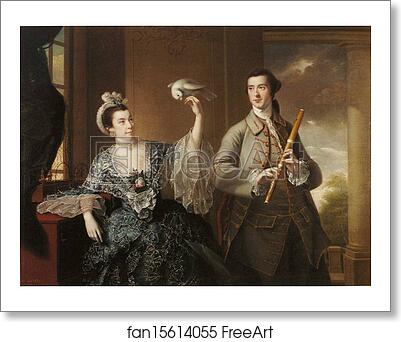 Free art print of Mr and Mrs William Chase by Joseph Wright Of Derby