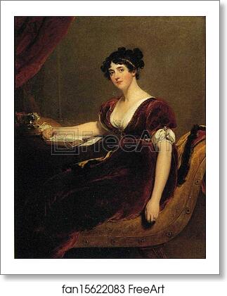 Free art print of Portrait of Mrs. Isaac Cuthbert by Sir Thomas Lawrence