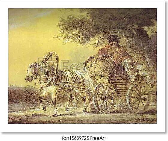 Free art print of Peasant in a Cart by Alexander Orlowski Free art print of Peasant in a Cart by Alexander Orlowski
