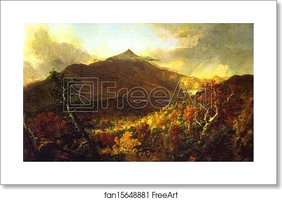 Free art print of Schroon Mountain, Adirondacks by Thomas Cole