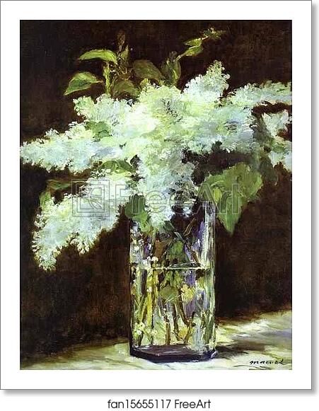 Free art print of Lilac in a Glass by Edouard Manet Free art print of Lilac in a Glass by Edouard Manet