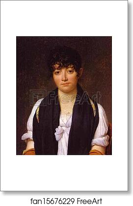Free art print of Portrait of Suzanne Le Pelletier de Saint-Fargeau by Jacques-Louis David