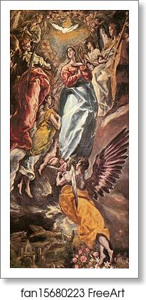 Free art print of Virgin of the Immaculate Conception by El Greco