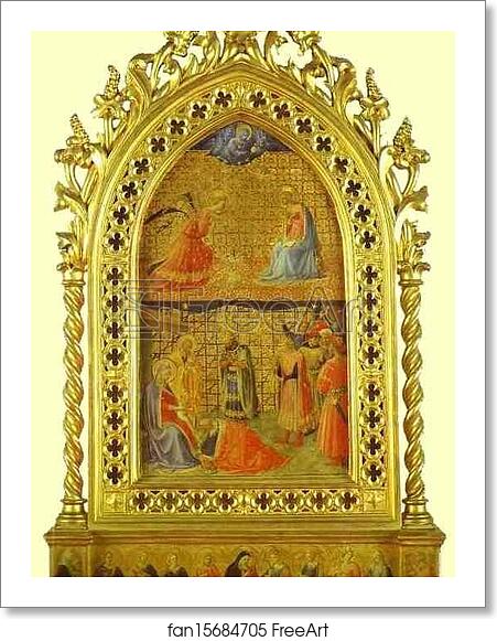 Free art print of Annunciation and Adoration of the Magi by Fra Angelico Free art print of Annunciation and Adoration of the Magi by Fra Angelico