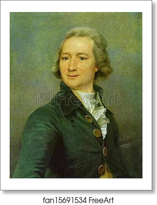 Free art print of Portrait of I. I. Dmitriyev by Dmitry Levitzky