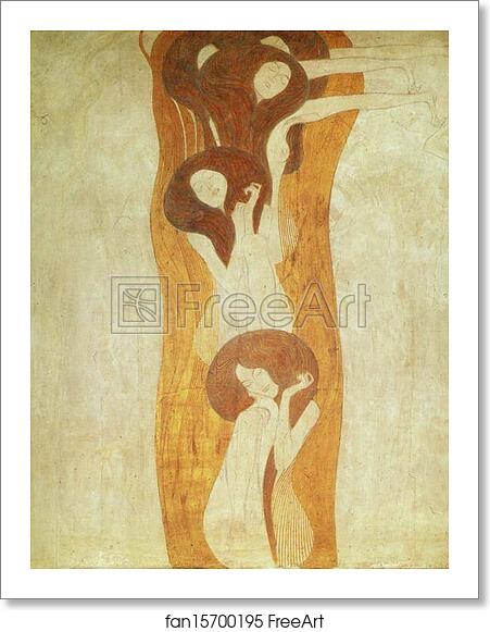 Free art print of The Beethoven Frieze: The Longing for Happiness Finds Repose in Poetry by Gustav Klimt Free art print of The Beethoven Frieze: The Longing for Happiness Finds Repose in Poetry by Gustav Klimt