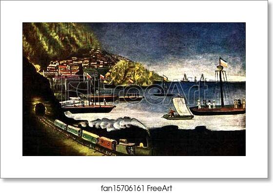 Free art print of Batumi by Niko Pirosmani Free art print of Batumi by Niko Pirosmani