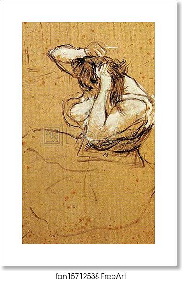 Free art print of Study for Woman Brushing Her Hair by Henri De Toulouse-Lautrec Free art print of Study for Woman Brushing Her Hair by Henri De Toulouse-Lautrec