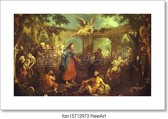 Free art print of The Pool of Bethesda by William Hogarth Free art print of The Pool of Bethesda by William Hogarth