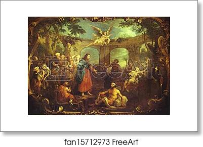 Free art print of The Pool of Bethesda by William Hogarth