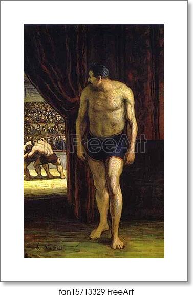 Free art print of The Wrestler by Honoré Daumier Free art print of The Wrestler by Honoré Daumier