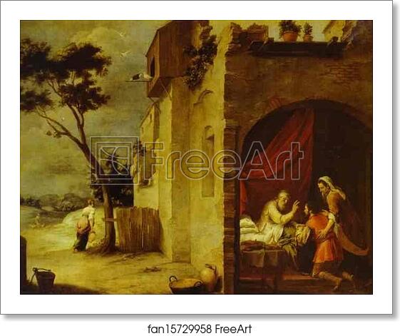 Free art print of Isaac Blessing Jacob by Bartolomé Esteban Murillo Free art print of Isaac Blessing Jacob by Bartolomé Esteban Murillo