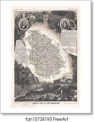 Free art print of Dept. de la Haute Marne. by Victor Jules Levasseur Free art print of Dept. de la Haute Marne. by Victor Jules Levasseur