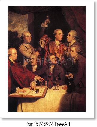 Free art print of The Dilettanti Society by Sir Joshua Reynolds