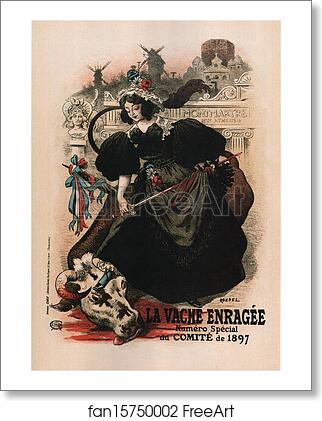 Free art print of Vache enragée by Auguste Roedel Free art print of Vache enragée by Auguste Roedel