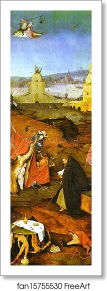 Free art print of St. Anthony at Meditation by Hieronymus Bosch Free art print of St. Anthony at Meditation by Hieronymus Bosch