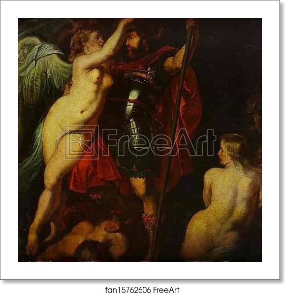 Free art print of The Champion of Virtue (Mars), Crowned by the Goddess of Victory by Peter Paul Rubens Free art print of The Champion of Virtue (Mars), Crowned by the Goddess of Victory by Peter Paul Rubens