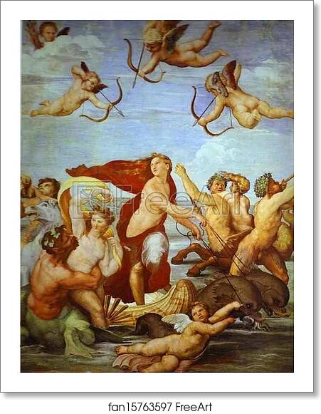 Free art print of The Triumph of Galatea by Raphael Free art print of The Triumph of Galatea by Raphael