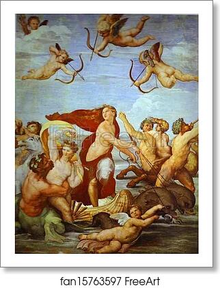 Free art print of The Triumph of Galatea by Raphael