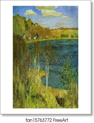 Free art print of The Lake by Isaac Levitan