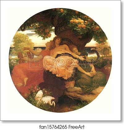 Free art print of The Garden of the Hesperides by Frederick Leighton