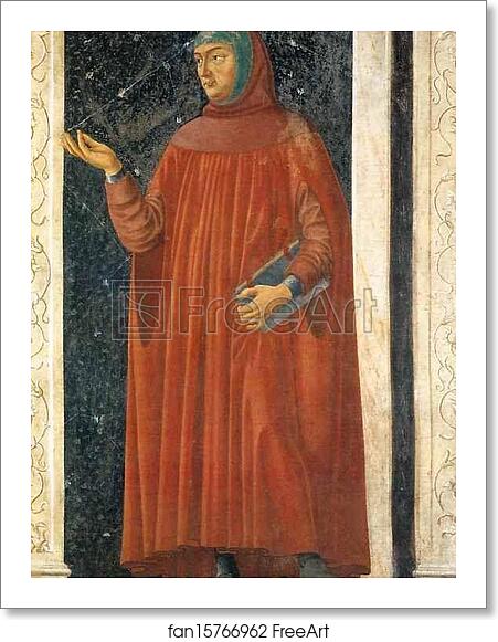 Free art print of Francesco Petrarca by Andrea Del Castagno