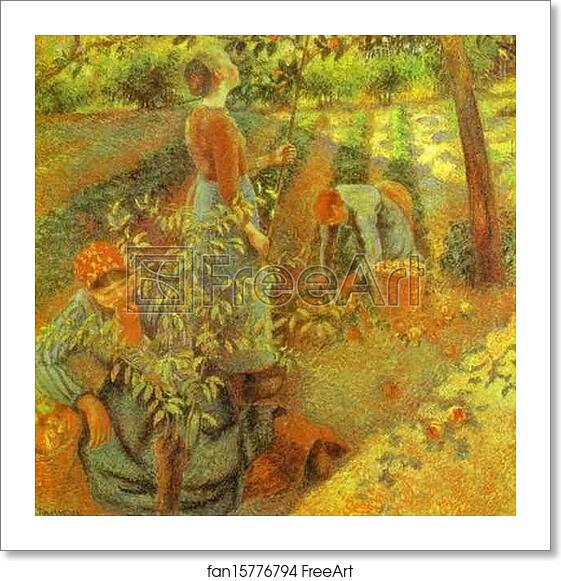 Free art print of Apple Picking by Camille Pissarro Free art print of Apple Picking by Camille Pissarro