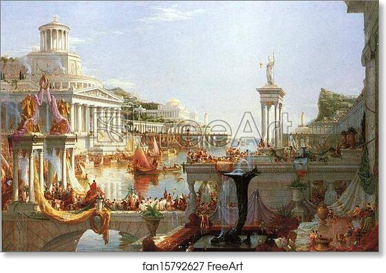 Free art print of The Course of Empire: The Consummation of Empire by Thomas Cole
